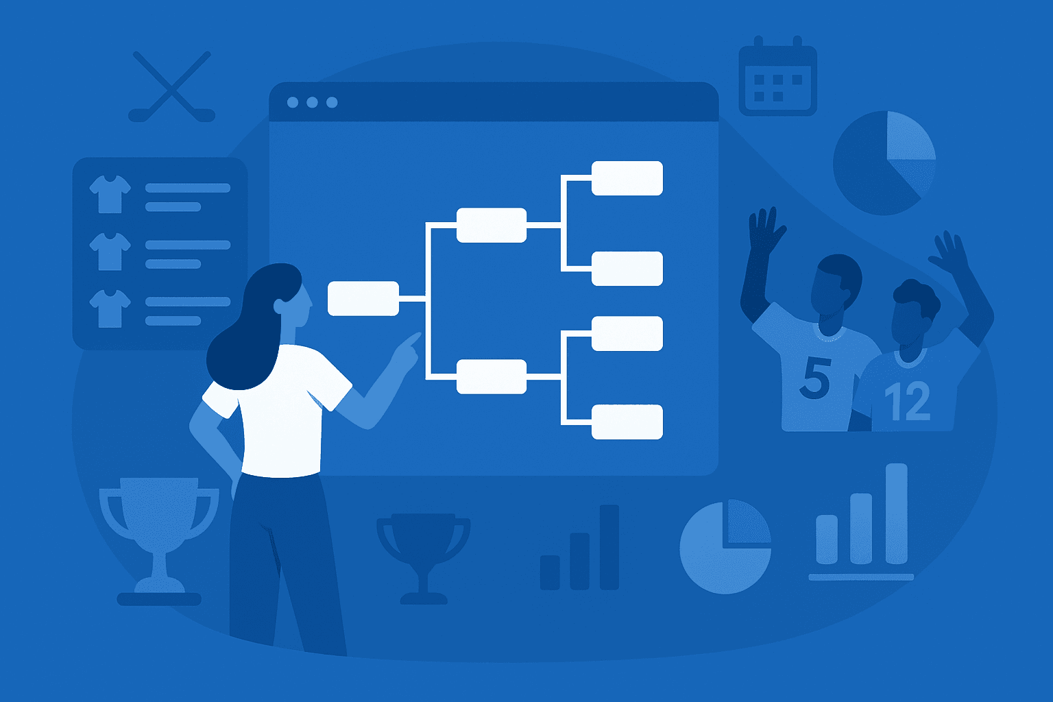 Tournament management platform screenshot